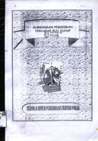 Image of Sumbangan pemikiran terhadap RUU KUHAP