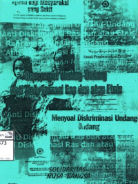 Image of Rancangan Undang-Undang anti diskriminasi ras dan atau etnis