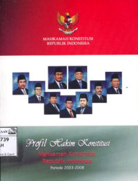 Image of Profil hakim konstitusi Mahkamah Konstitusi Republik Indonesia periode 2003 - 2008