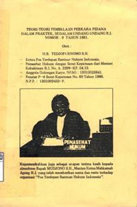 Image of Teori-teori pembelaan perkara pidana dalam praktek, di dalam undang-undang RI nomor 8 tahun 1981