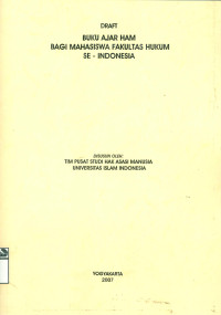 Image of Buku Ajar HAM Bagi Mahasiswa Fakultas Hukum Se-Indonesia