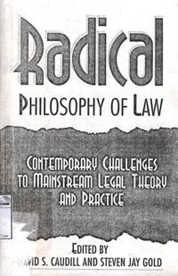 Image of Radical philosophy of law: contemporary challenges to mainstream legal theory and practice