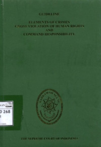Image of Guideline Elements of crimes gross violation of human rights and command responsibility