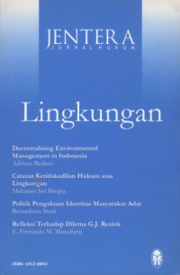 Image of Jentera Jurnal Hukum : Lingkungan