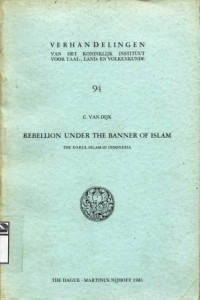 Image of Rebellion under the banner of Islam : The Darul Islam in Indonesia