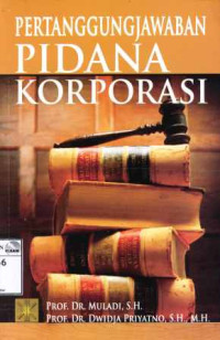Image of Pertanggungjawaban pidana korporasi