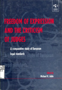 Image of Freedom of expression and the criticism of judges: a comparative study of european legal standards