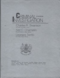 Image of Criminal investigation (fifth edition)