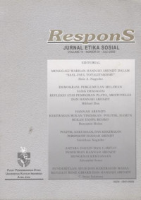 Image of Respons: Jurnal Etika Sosial