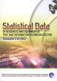 Image of Statistical Data of Resources and Equipment of Post and Information Technology Sector : Semester 2 of 2012