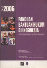 Image of Panduan bantuan hukum di Indonesia : pedoman anda memahami dan menyelesaikan masalah hukum