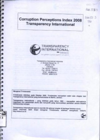 Image of Corruption Perceptions Index 2008 Transparency International