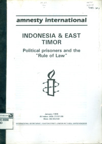 Image of Indonesia & East Timor: Political Prisioners and the Rule of Law