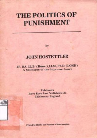Image of The Politics of Punishment