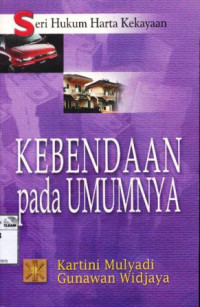 Image of Kebendaan pada umumnya