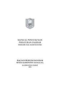 Image of Manual penyusunan peraturan daerah berbasis hak asasi manusia