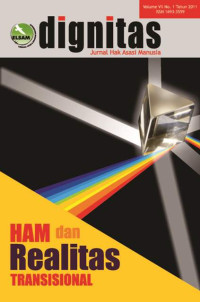 Image of Jurnal Dignitas: HAM dan realitas transisional