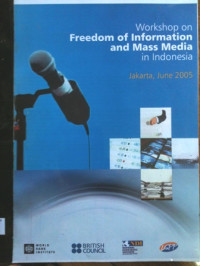 Image of Workshop on freedom of information and mass media in indonesia June 2005