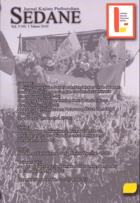 Image of Jurnal Kajian perburuhan SEDANE vol 9 no 1 thn 2010