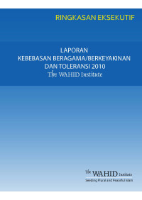 Image of Laporan kebebasan beragama, berkeyakinan dan toleransi 2010
