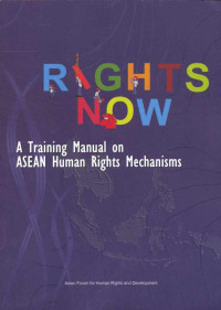 Image of Rights now: a training manual on ASEAN human rights mechanisms