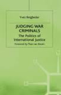Image of Judging war criminals: the politics of international justice