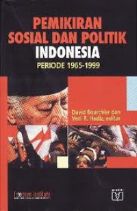 Image of Pemikiran sosial politik Indonesia : Periode 1965-1999